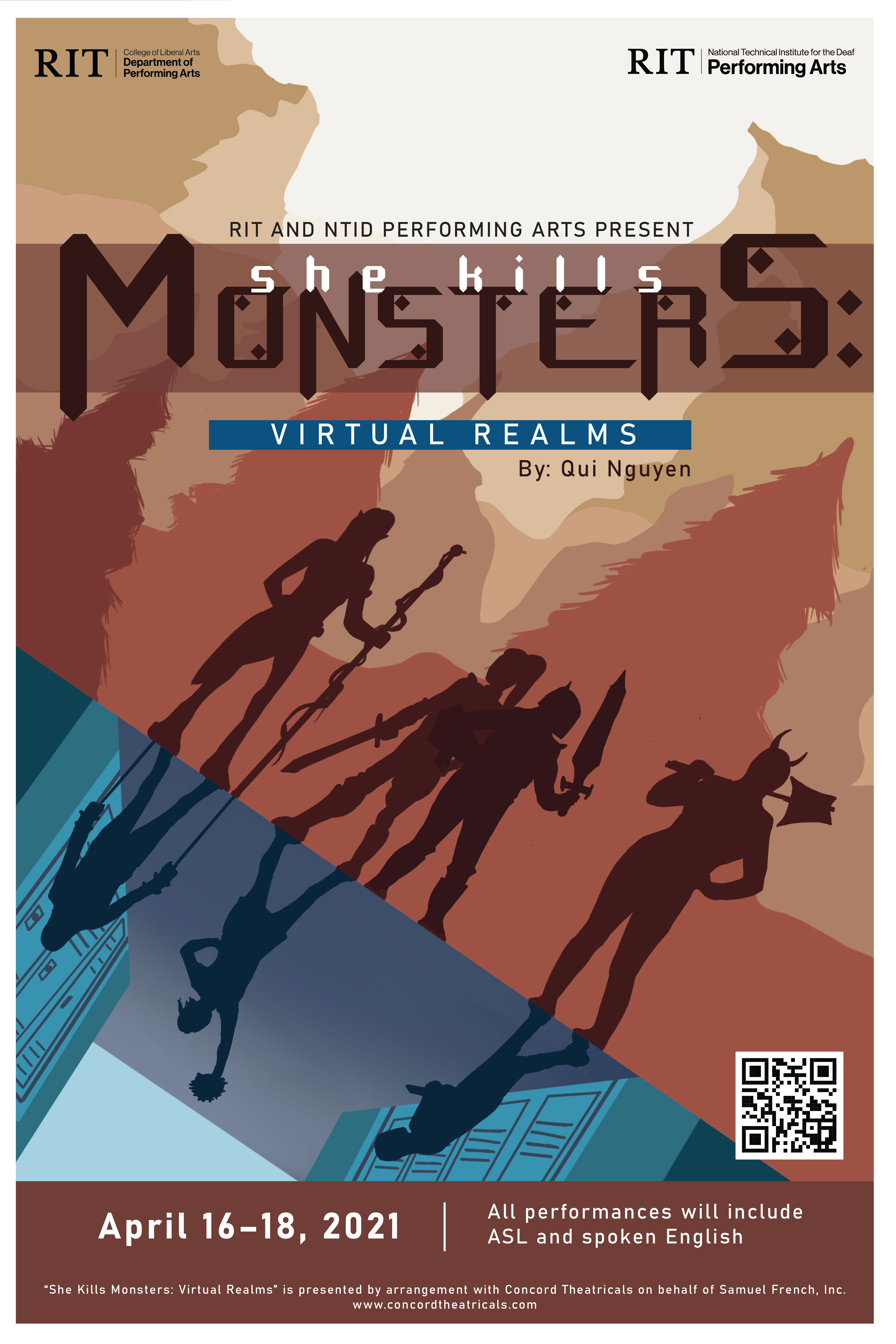 she kills monsters poster